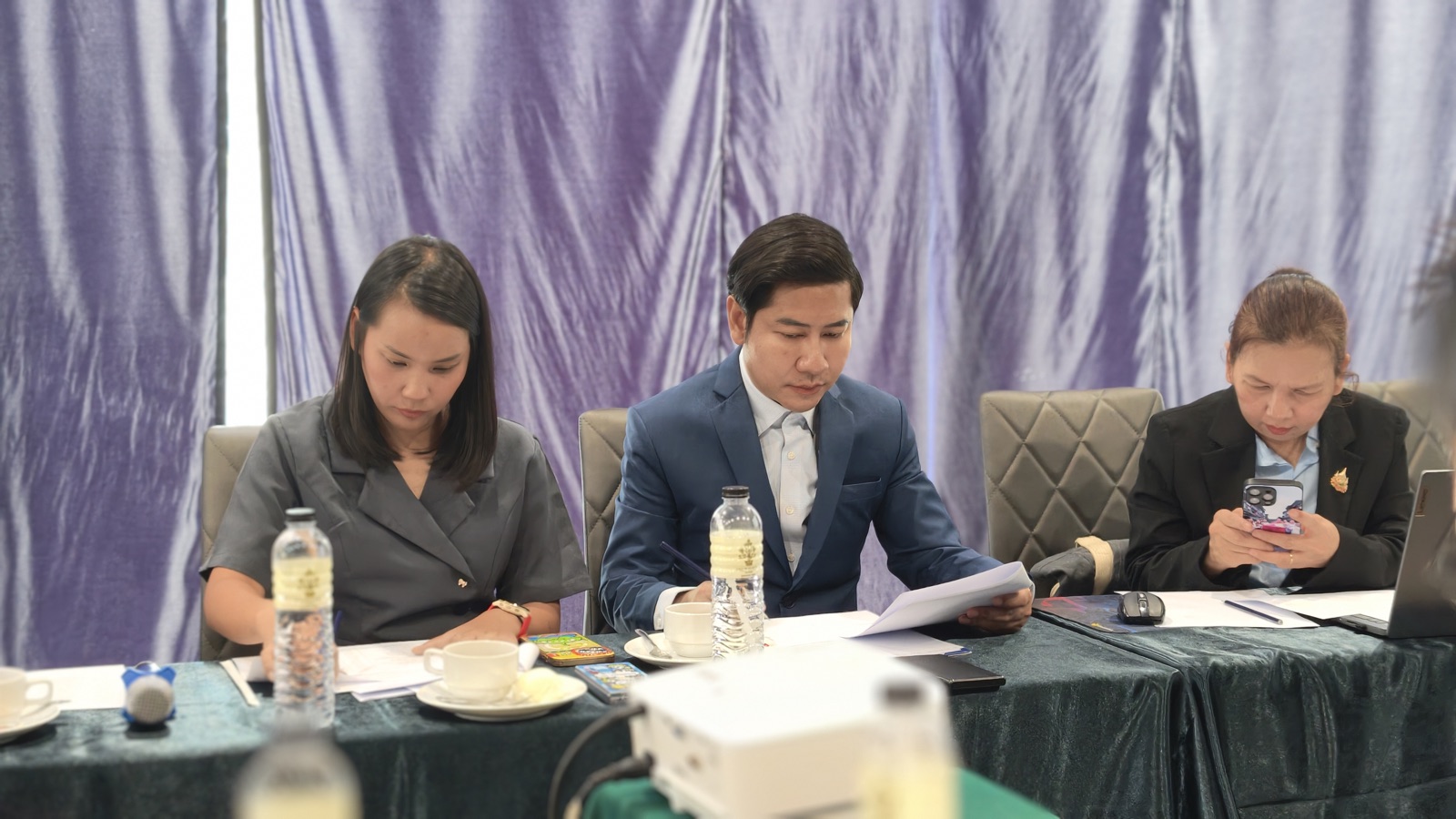 บรรยากาศการประชุมคณะกรรมการสมาพันธ์ ครั้งที่ 1/2569